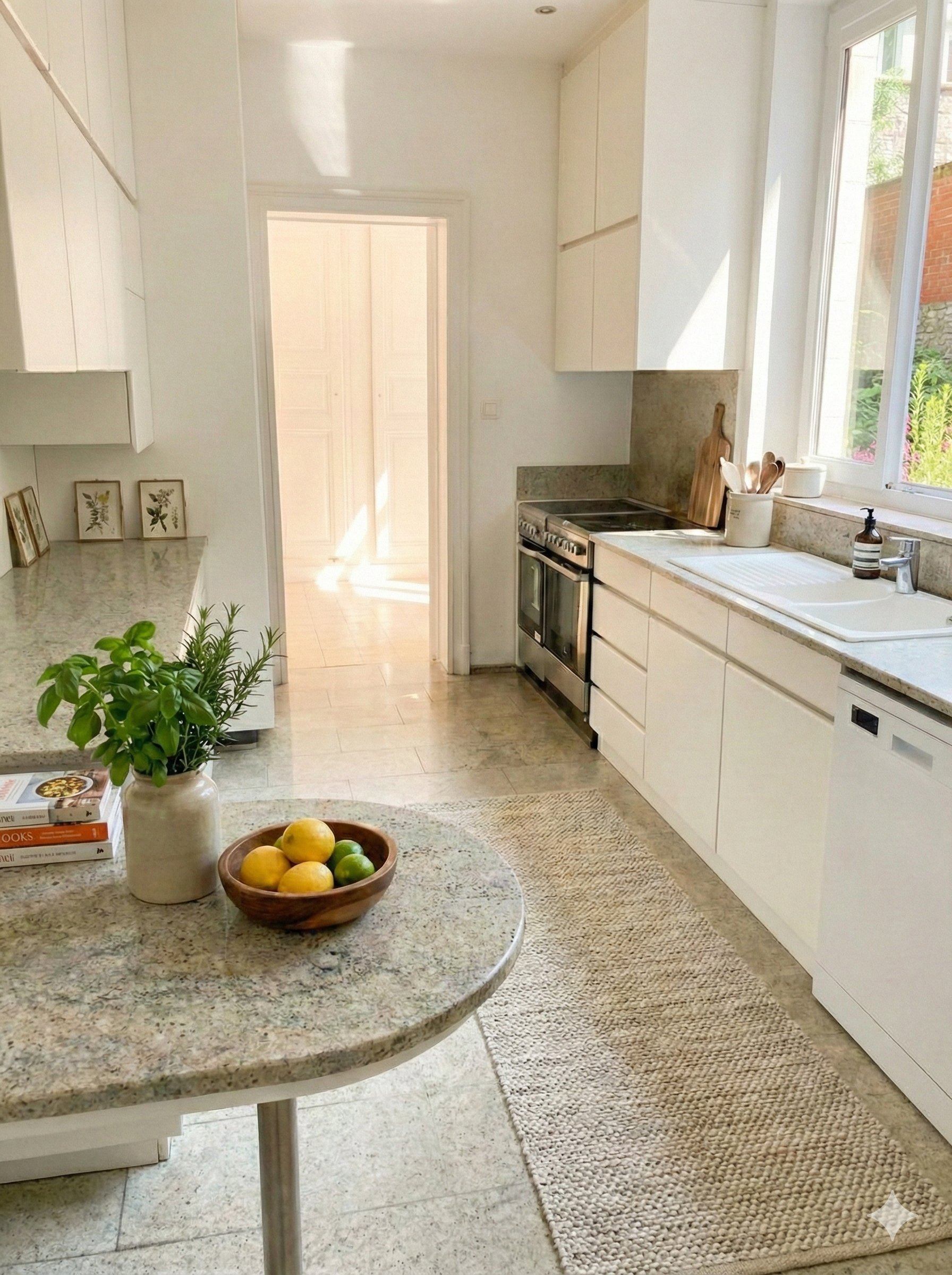 Fully equipped modern kitchen